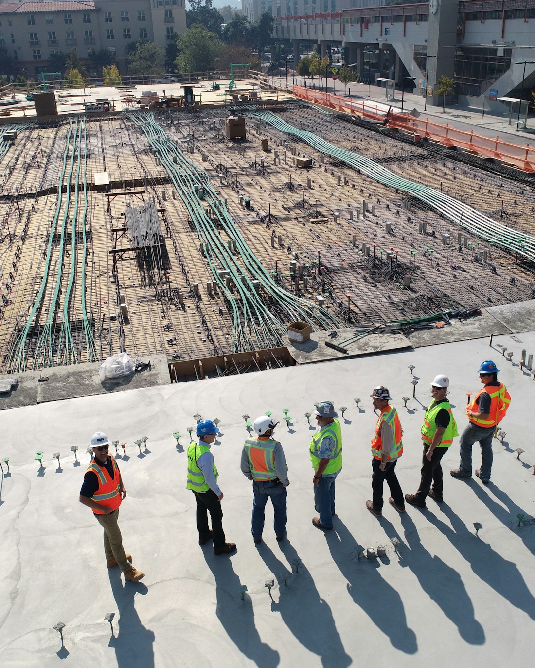 Constructora en obra · time-lapse y operario
